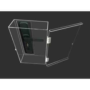 晶彩定制室内防宠物开门保护罩井下电话防水盒户外楼宇门铃防雨罩