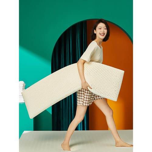 jsy泰国进口乳胶双人枕加长枕面情侣舒睡枕夫妻颈椎助睡眠长条枕