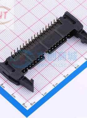 连接器 DS1011-34RBSiB7-B P=2.54mm 2x17P 牛角扣