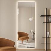 网智能穿衣镜屏挂300贴墙家发廊镜子led带灯红触居摸全壁身镜