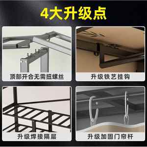 衣柜免安装可折叠衣柜家卧结实用耐室用布衣柜出租房畅想/憧现简