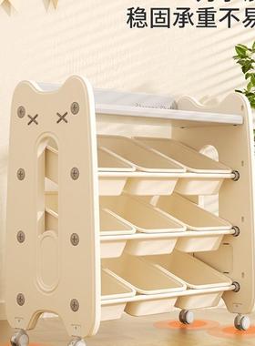 儿容童具玩收AJM纳架宝层宝家用储物柜置物架分类多大量箱