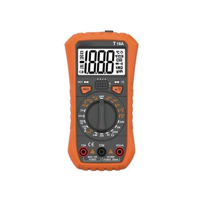 数字万用表T18A数据保持火线识别NCV测试磁吸附铁质外表面外贸版