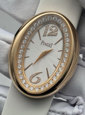 [9.8新]伯爵珠宝腕表系列手表女款玫瑰金原镶钻石英腕表G0A32096