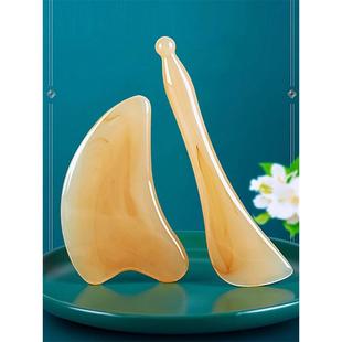 正品官方旗舰店刮痧板脸部专用牛角面部美容眼部拨筋棒全身通用刮