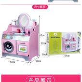 高档儿碗童做厨房小玩具男女孩过家家仿厨具蒸煮大灶台儿真童洗饭