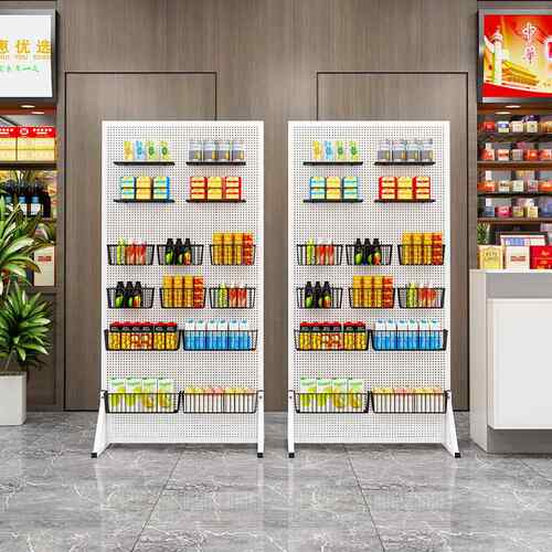 饰落洞洞板带轮子品袜子展other览挂货五金架工具置地物架收纳配