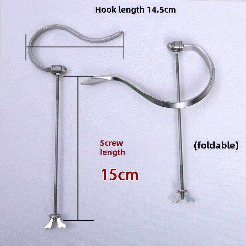 不锈钢鸟笼钩子画眉笼配件大全百灵笼挂钩大小号提手提钩鸟具用