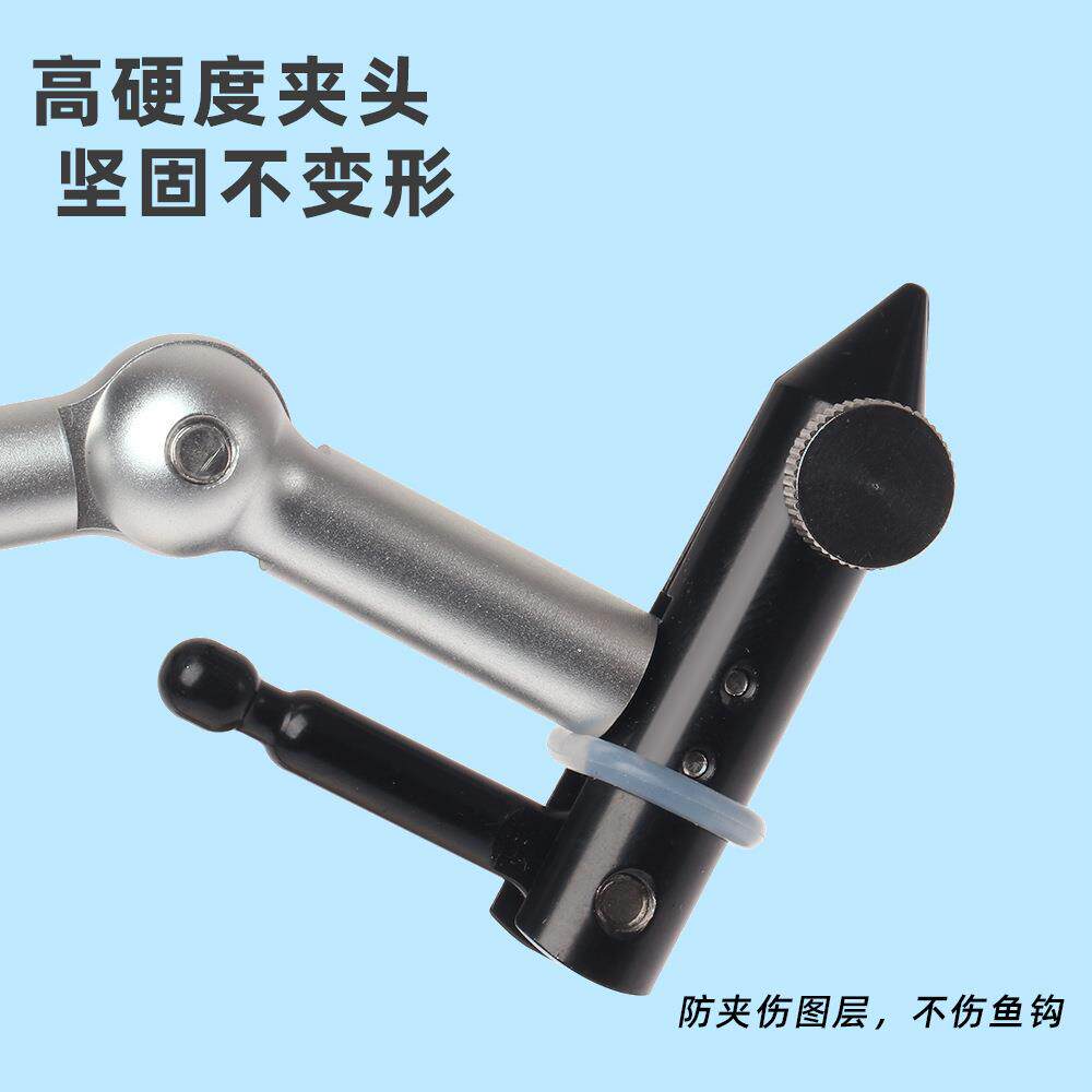 新款绑钩台钳带底座刻度尺飞蝇绑制可旋转绑台通用绑飞蝇钩铁板钩