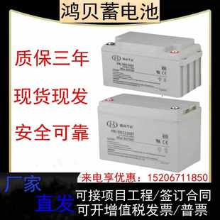 100AH BB1228T 12V7 BY鸿贝蓄电池FM BATA