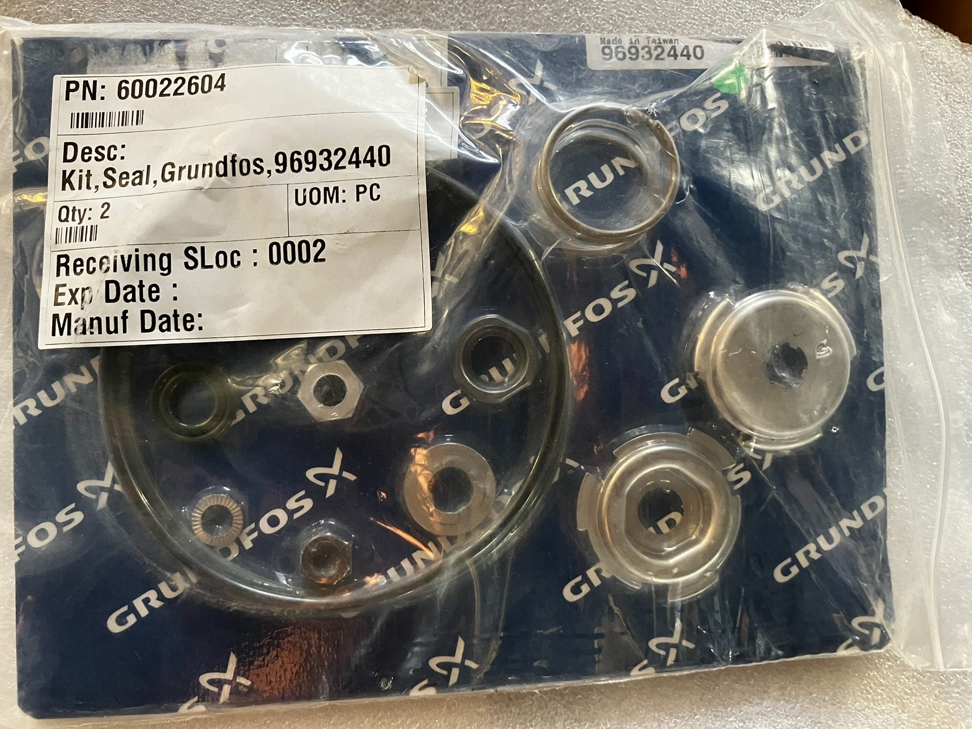 全新Grundfos格兰富 9693244 水泵维修包