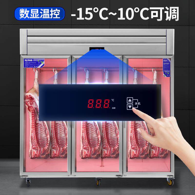 挂肉柜商用立式OUF牛羊熟肉冷冰藏展示柜成柜单门鲜肉双排酸柜保