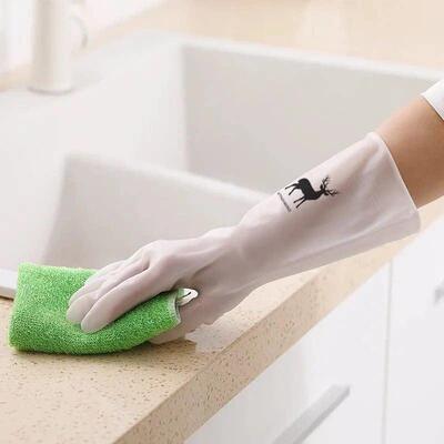 Waterproof Housework Cleaning Gloves Kitchen Cleaning Latex