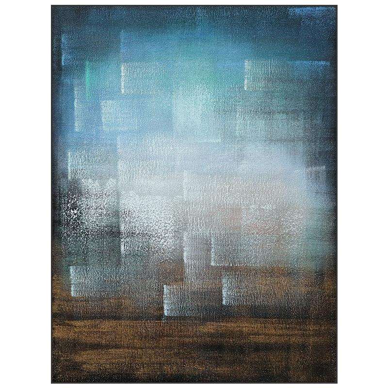 油画 手绘油画《千城》客厅挂画玄关抽象装饰画过道现代简约手工