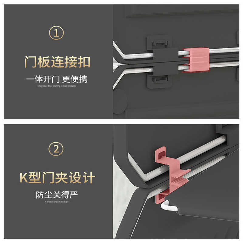 鞋架子2024新款卧鞋架加厚室家用门外防尘收纳简易门口小鞋柜,收纳整理,鞋子收纳架,淘宝优惠券,粉丝福利购,淘宝优惠卷