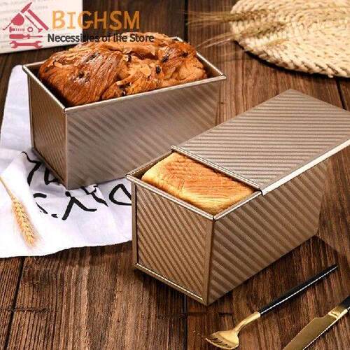 Loaf Pan With Lid, 1 Lb Dough Nonstick Bread Pan With Lid