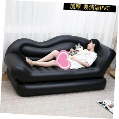 Inflatable sofa bed outdoor folding air cushion bed sofa