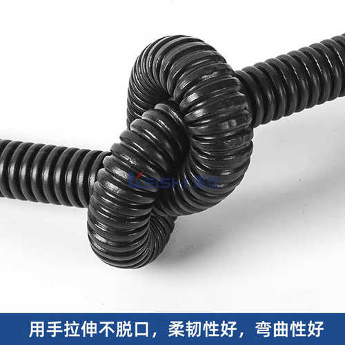 厂家直销塑料pe波纹管 单壁pp波纹管 电线护套穿线软管可开口户外