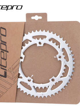 LP litepro公路折叠车双盘53/39齿 130BCD五爪曲柄升级单车改装P8