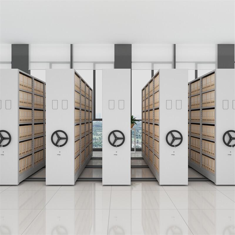 密集架档案柜密集柜移动柜手摇式移动档案柜办公密集柜坚固