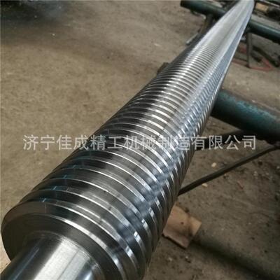 厂家直销梯形螺纹丝杆加工大型丝杠大螺距精密T形丝杆来图来样