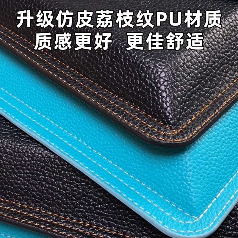 名徒二代加厚升级钓箱坐垫荔枝纹PU坐垫全尺寸钓箱坐垫批发