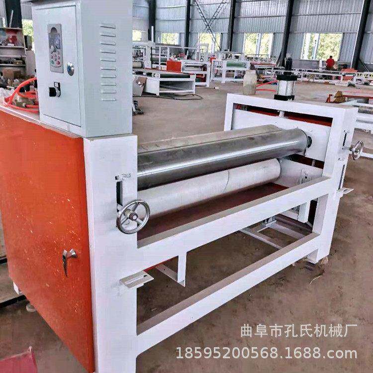 家具装饰板材涂胶机老品牌 质量好 1320滚筒式无纺布双面涂胶机