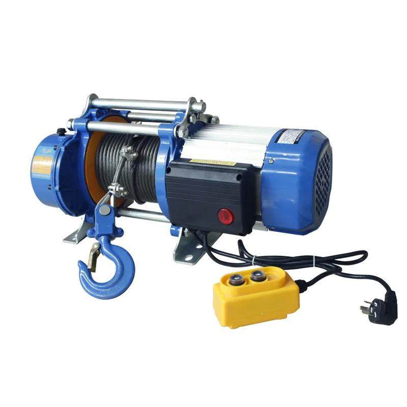 新款1吨2微升型功多能吊机小型家吨用卷扬机电动LHM葫芦铝壳提机