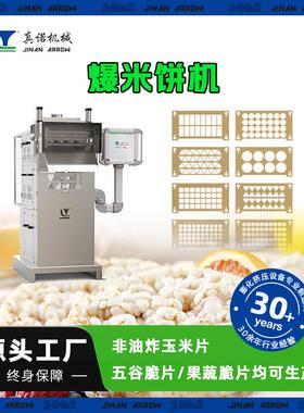爆米饼设备智能制作糙米饼 粗粮膨化薄饼真诺自动化生产线