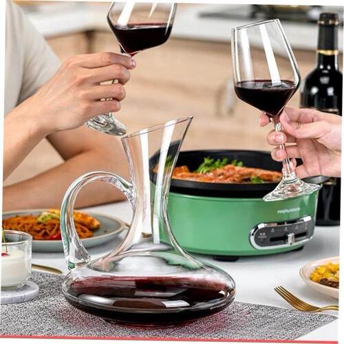 Red wine glass set 6 wine glasses decanter 4goblets for wine