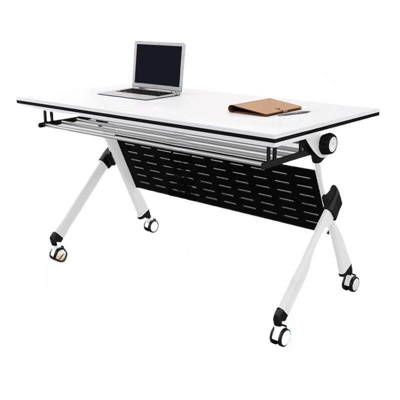 多功能带轮学习桌子折叠拼接会议桌可移动简易长条桌培训机构桌椅