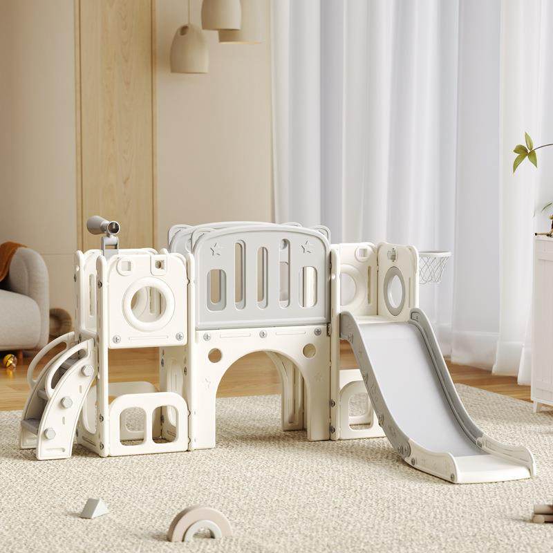 小神童滑滑梯室内家用小型儿童秋千组合玩具游乐场家庭宝宝攀爬架
