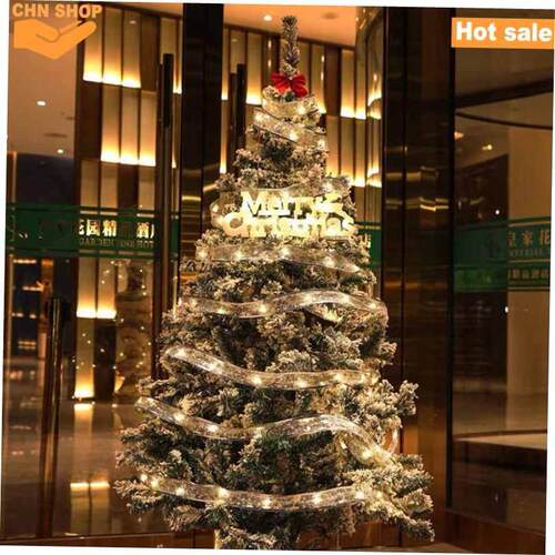 Christmas tree decorative LED lights silk ribbon light strip