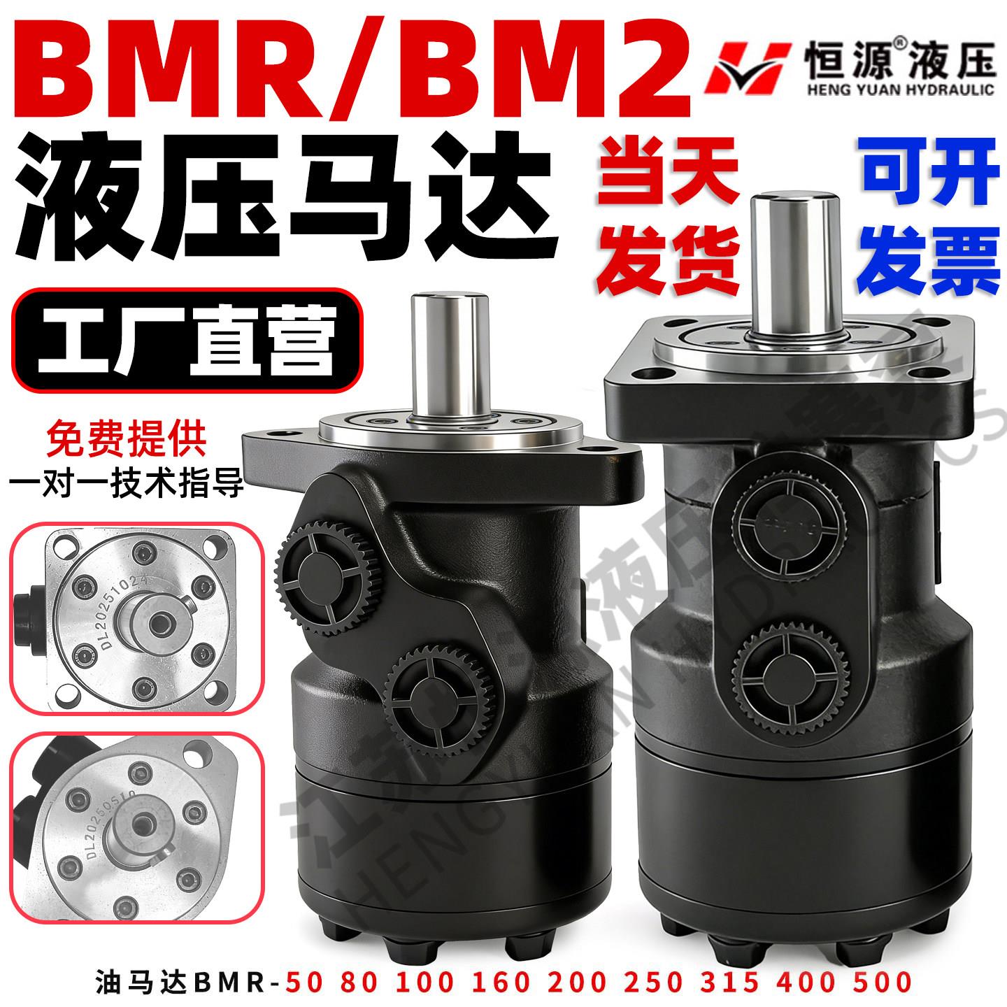 油马达BMR-50 80 100 160 200 250 315 400 500模具液压摆线马达图片