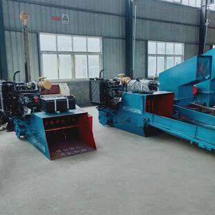 嵩赢车载泡沫冷熔机双轴进料泡沫熔块机无需预热泡沫冷融机