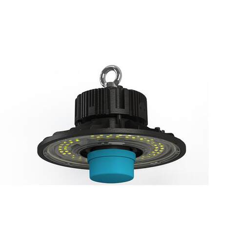 厂家直供压铸铝外壳LED飞碟灯UFO微波感应工矿灯50W-200W