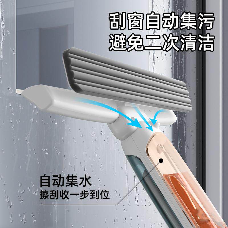 擦玻璃神器家用高层窗外清洗双面搽玻璃刮清洁拖把拖墩布懒人神器