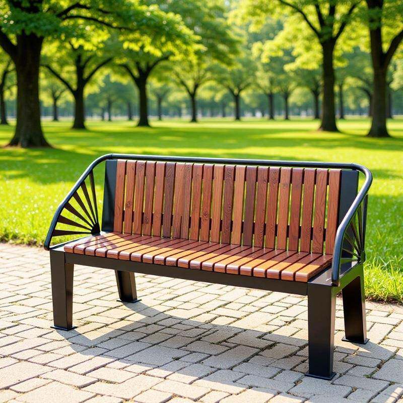 户外景观座椅不锈钢公园椅园林铸铁靠背靠背椅长条凳子厂家排椅