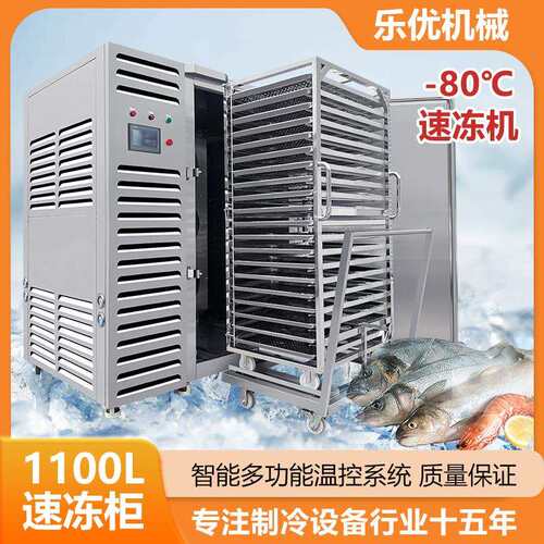 t液氮速冻机零下80度压缩式水饺速冻柜面团羊肉羊排骨头速冻柜