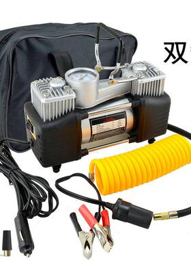 车用品12车用电动小型充气泵汽V车气柱袋AIX打轮胎气机充气汽机