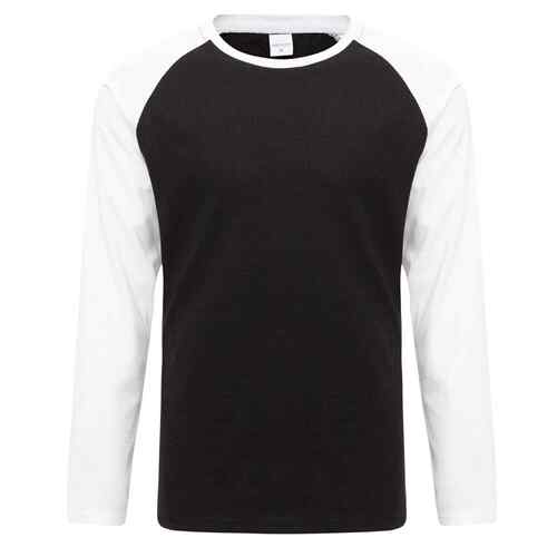 Men's oversized raglan T-shirt men's long sleeved shirt