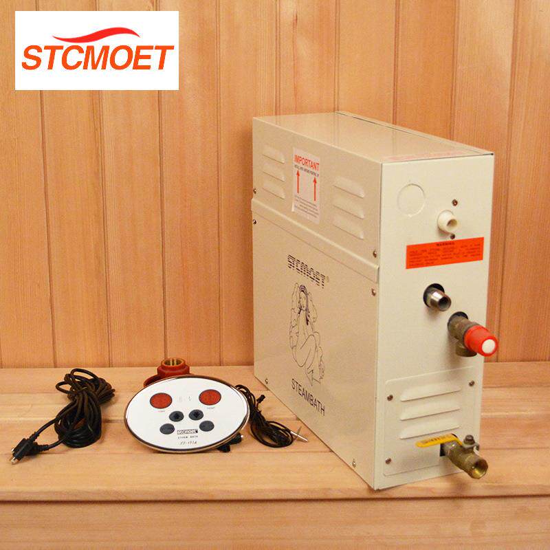 蒸汽机湿蒸房设备桑拿蒸汽发生器 家用湿蒸机数显带灯控制