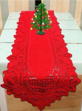 Good Tablecloth Polyester Table Runner Lace Design Tabletop