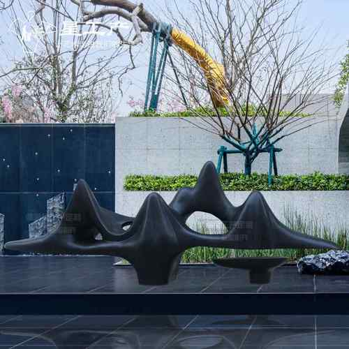 产小地区不锈钢仿真山景FFZ观金属塑园林雕户外售假楼大型太湖石