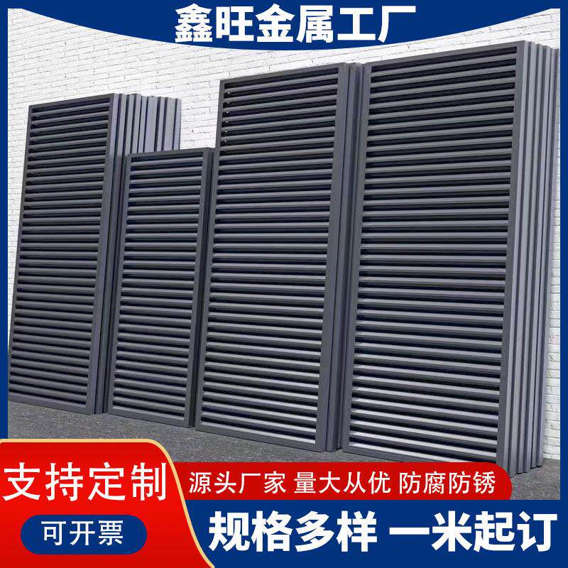 防雨铝百叶空调网罩墙出风口设备通风散热老虎窗铝合金格栅百叶窗