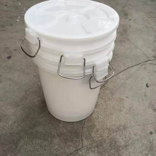 供应各种配盖带提手塑料桶白色蓝色塑料胶桶物料分类大白桶