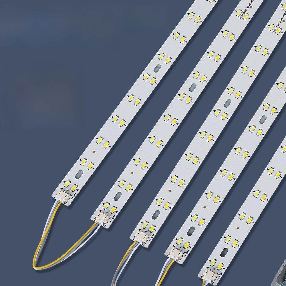 led灯条长条形灯板三色变光客厅吸顶灯替换灯芯灯盘家用贴片光源