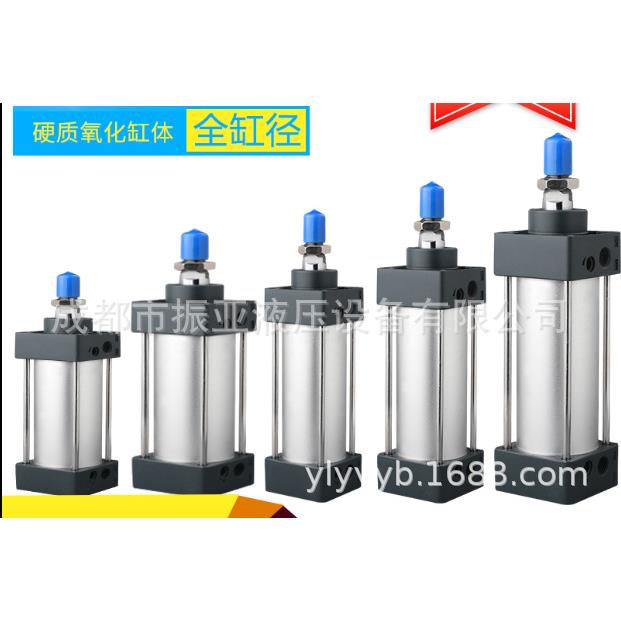 气钢汽缸小型气动标准气缸SC32x25x75x100x125x150x175x200x1000s