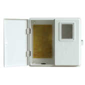 玻璃钢左右室双开门动力控制箱户外三相四线电表箱470×445×160