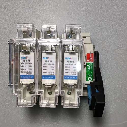 0.66KV熔断器式隔离开关组合 660v刀熔开关